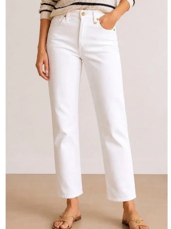 J. Crew Denim - J. Crew White KICKOUT 03 cropped denim sz 29